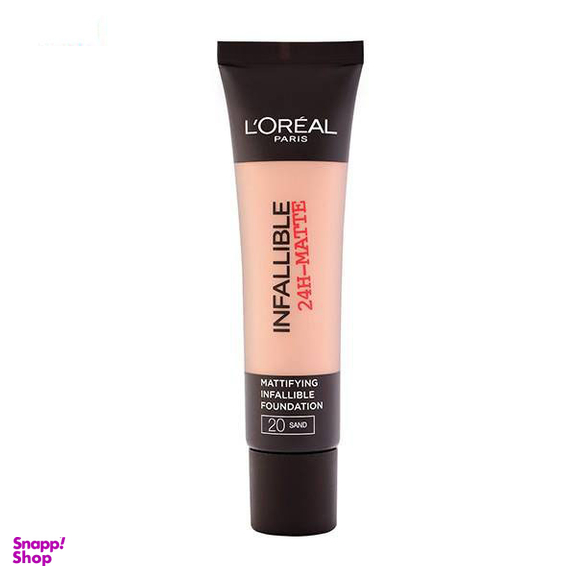 کرم پودر لورآل (Loreal) سری Matte مدل Infaillible 24h حجم 30 میلیلیتر