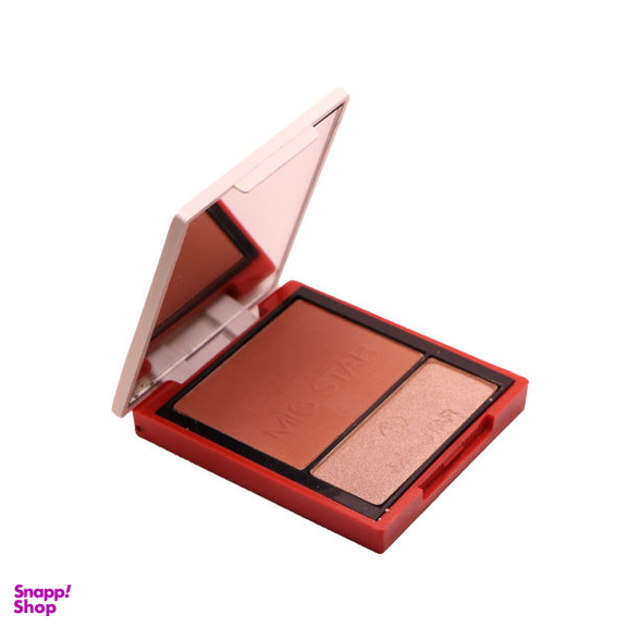 پالت رژ گونه و هایلایتر میس استار (Mis Star) مدل Silky Effect