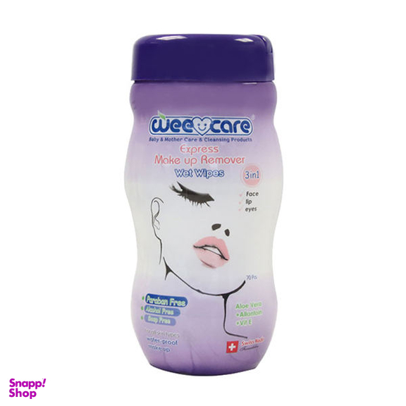 دستمال مرطوب وی کر (Wee Care) مدل 022 بسته 70 عددی