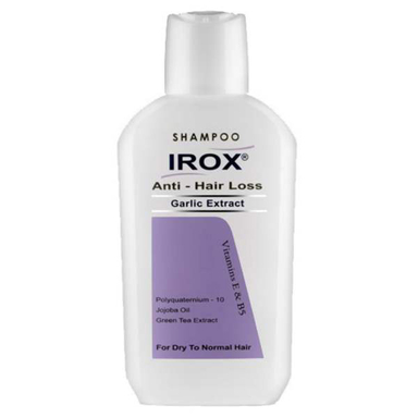 شامپو مو ایروکس مدل Anti Hair Loss Garlic Extact مناسب موی خشک تا معمولی حجم 200 میلی‌ لیتر