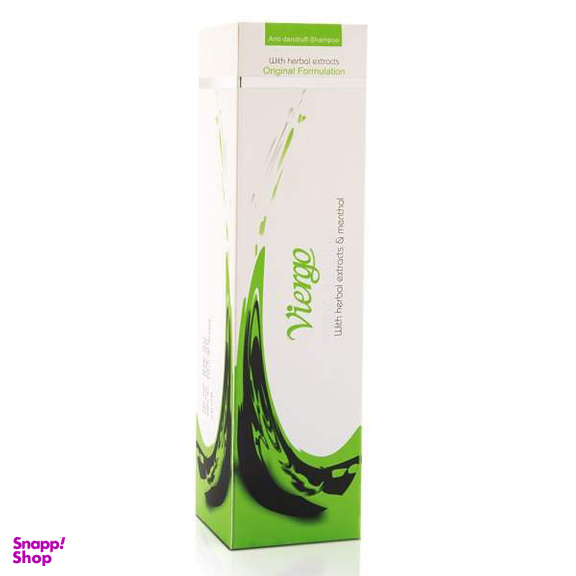 شامپو مو ضد شوره ویرگو (Viergo) مدل menta حجم 230 میلیلیتر