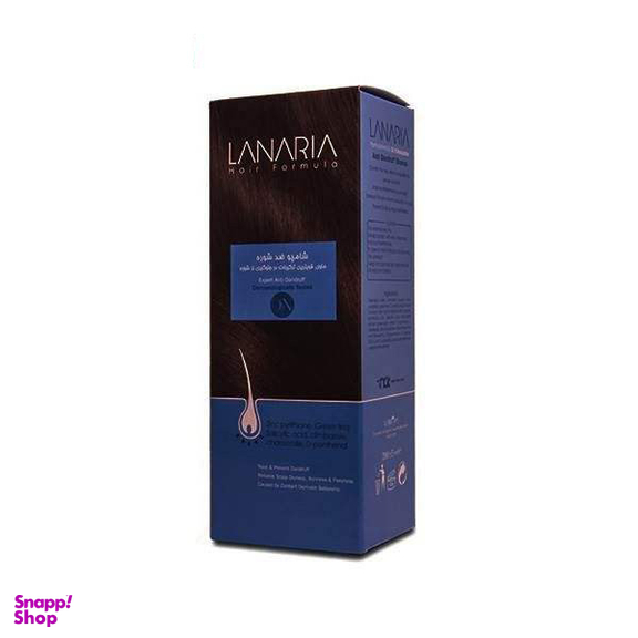 شامپو مو لاناریا (Lanaria) مدل Anti Dandruff حجم 200 میلی‌لیتر