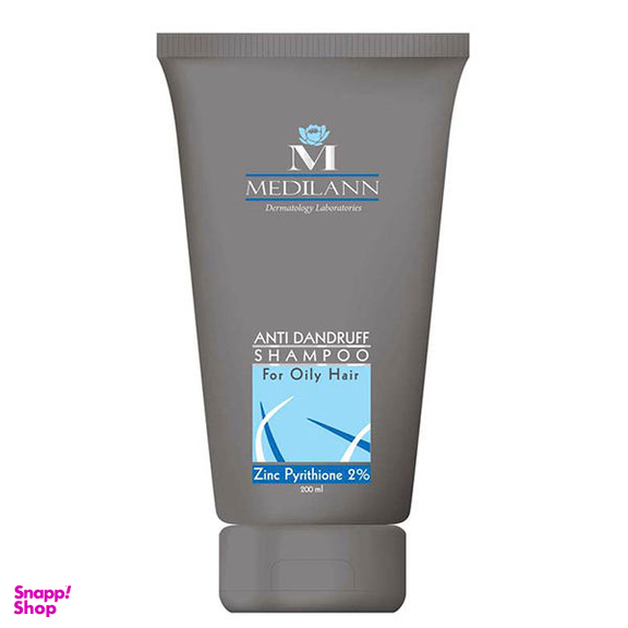 شامپو مو مدیلن (Medilann) مدل Zinc Pyrithione2% Anti Dandruff مناسب موی چرب حجم 200 میلی لیتر