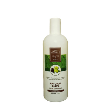 شامپو مو هانادی (Hanadi) مدل Natural Olive حجم 400 میلی‌لیتر