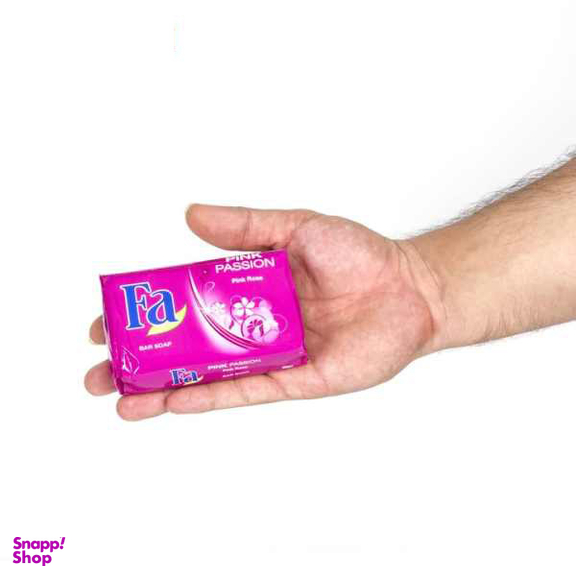 صابون شستشو فا (Fa) مدل pink Rose وزن 175 گرم بسته 6 عددی