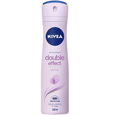 اسپری ضد تعریق زنانه نیوآ (Nivea) مدل Double Effect حجم 150 میلی‌لیتر
