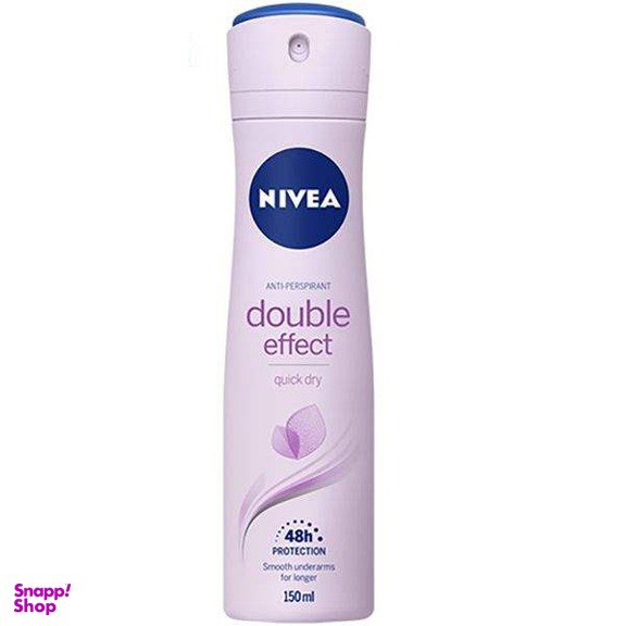 اسپری ضد تعریق زنانه نیوآ (Nivea) مدل Double Effect حجم 150 میلی‌لیتر