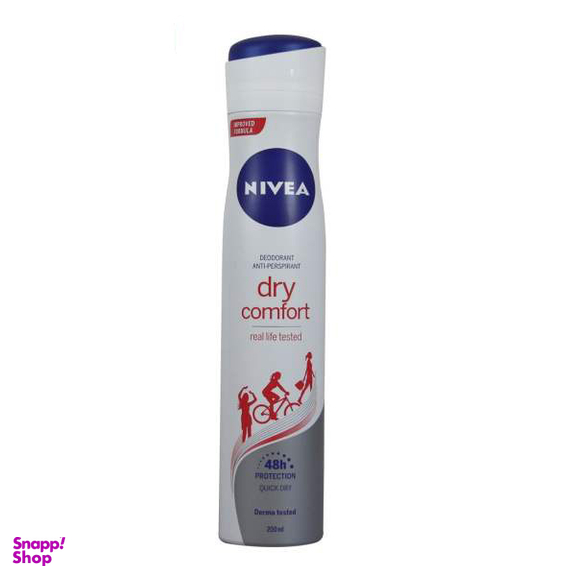 اسپری ضد تعریق زنانه نیوآ (Nivea) مدل Dry Comfort حجم 150 میلی‌ لیتر