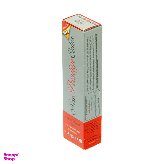 رنگ مو نیو پرستیژ کالر (New Prestige Color) شماره 8.3 رنگ بلوند زیتونی روشن حجم 120 میلی‌لیتر
