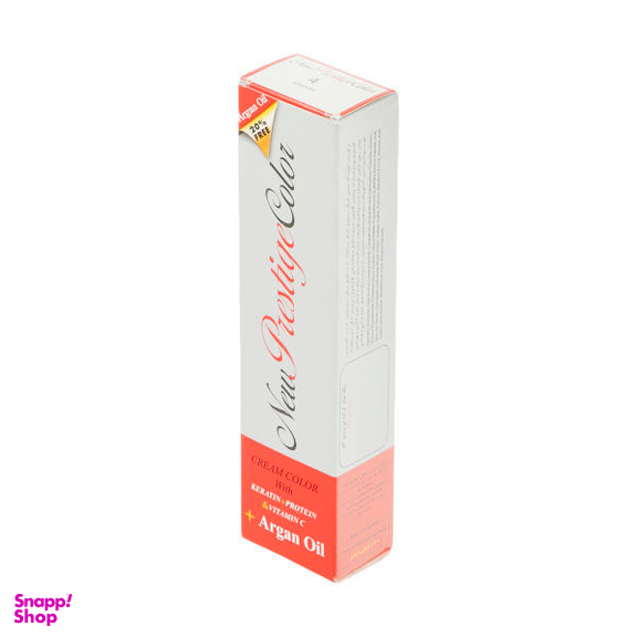 رنگ مو نیو پرستیژ کالر (New Prestige Color) شماره 4 رنگ قهوه‌ای حجم 120 میلی‌لیتر
