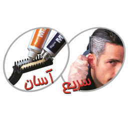کیت رنگ مو بیگن (Bigen) مدل Speedy Colour شماره 105 رنگ قهواه ای متوسط حجم 40 میلی‌لیتر