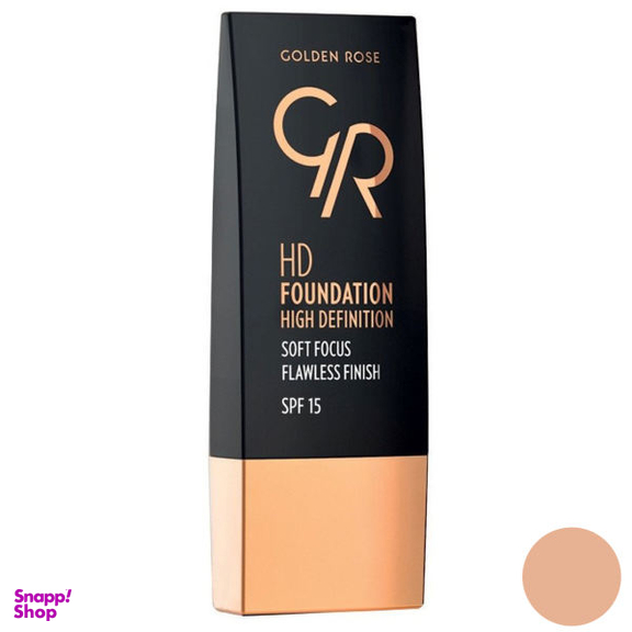 کرم پودر گلدن رز (Golden Rose) مدل HD حجم 20 میلی‌لیتر