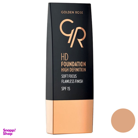 کرم پودر گلدن رز (Golden Rose) مدل HD حجم 20 میلی‌لیتر