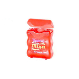 نخ دندان مینا (Mina) مدل Narrow با اسانس توت فرنگی طول 50 متر بسته 4 عددی