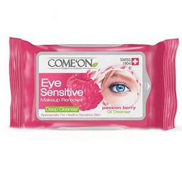 پک دستمال مرطوب کامان (Comeon) مدل Milk Cleanser بسته 20 عددی به همراه دستمال پاک‌ کننده آرایش چشم بسته 10 عددی