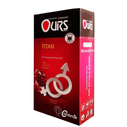 کاندوم انار اورز (Ours) مدل Titan بسته 12 عددی