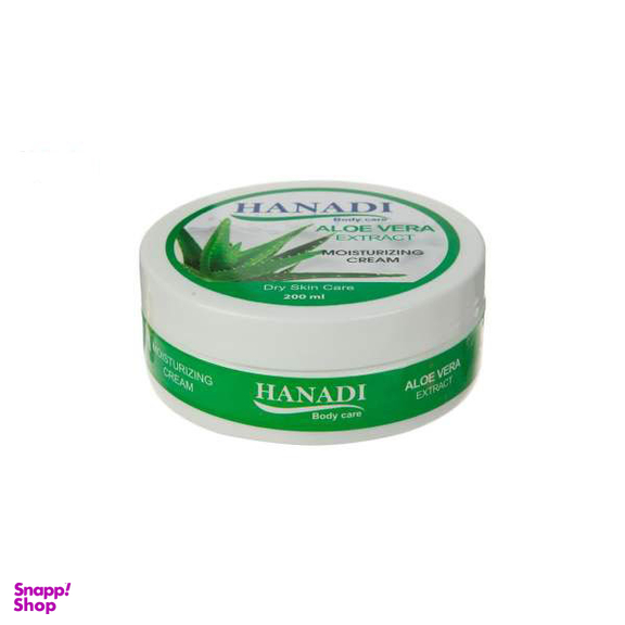 کرم مرطوب کننده هانادی (Hanadi) مدل Aloe vera حجم 200 میلی‌لیتر
