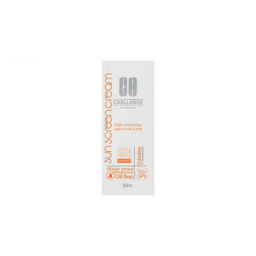 کرم ضد آفتاب چلنج (Challenge) مدل Colorless For Oily And Acne Skin حجم 50 میلی‌‌لیتر
