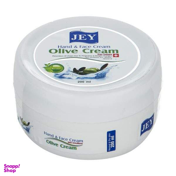 کرم ترمیم کننده جی (Jey) مدل olive cream حجم 200 میلی‌لیتر