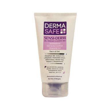 ژل شست و شوی صورت درماسیف (Dermasafe) مدل Sensiderm حجم 150 میلی‌لیتر