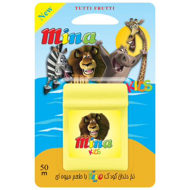 نخ دندان مینا (Mina) مدل Kids طول 50 متر