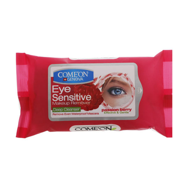 دستمال مرطوب پاک‌ کننده آرایش چشم کامان (Comeon) مدل Sensitive Eye بسته 10 عددی