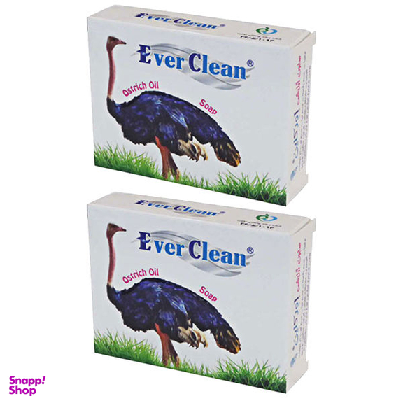 صابون اورکلین (Ever clean) مدل OstRich حجم 70 گرم مجموعه 2 عددی