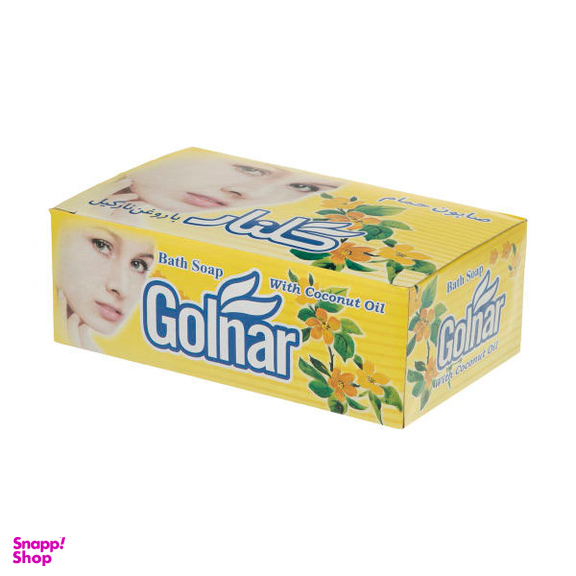 صابون گلنار (Golnar) مدل Coconut Oil بسته 6 عددی