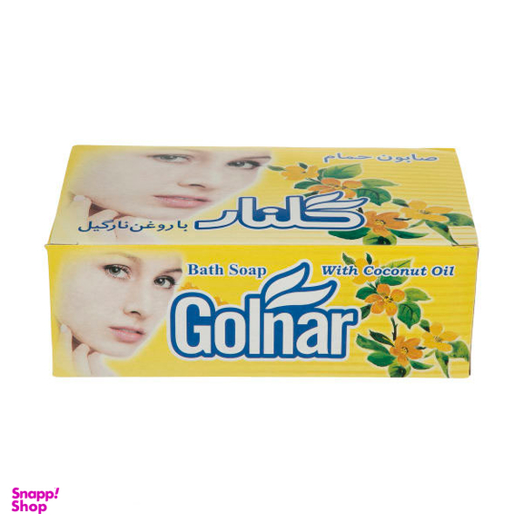 صابون گلنار (Golnar) مدل Coconut Oil بسته 6 عددی