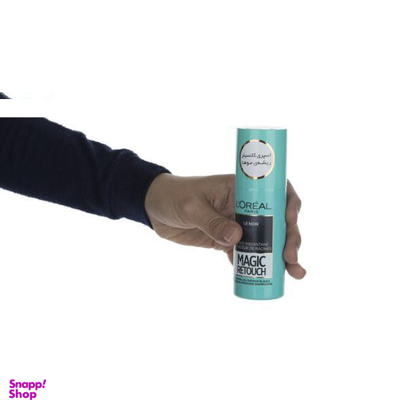 اسپری کانسیلر مو لورآل (Loreal) سری Magic ReTouch مدل Black حجم 75 میلیلیتر