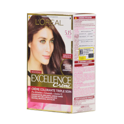 کیت رنگ مو لورآل (Loreal) مدل Excellence شماره 5.15 رنگ شرابی حجم 48 میلی‌لیتر