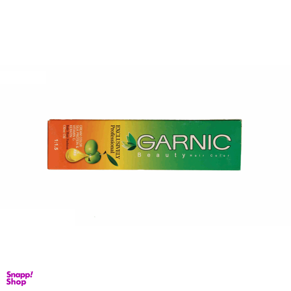 کیت رنگ مو گارنیک (Garnic) شماره 7.66 رنگ قرمزآتشی روشن