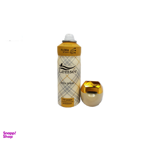 اسپری خوشبوکننده دیودورانت لمسر (Lemser) مدل FLORA BY GUCCI حجم 200 میلی‌‌لیتر