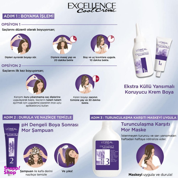 کیت رنگ موی اورال (L'oreal) رنگ قهوهای دودی روشن شماره 5٫11