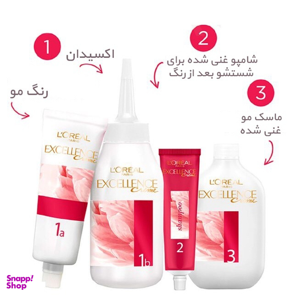 کیت رنگ موی اورال (L'oreal) رنگ قهوهای دودی روشن شماره 5٫11
