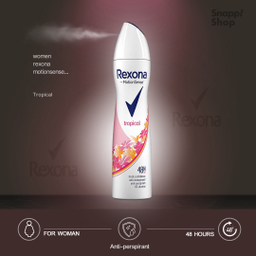 اسپری ضد تعریق زنانه رکسونا مدل Tropical حجم 200 میلی‌ لیتر