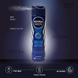 اسپری مردانه نیوآ (Nivea) مدل Fresh Active حجم 150 میلی‌ لیتر