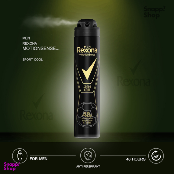 اسپری ضد تعریق مردانه رکسونا مدل Sport Cool حجم 200 میلی لیتر
