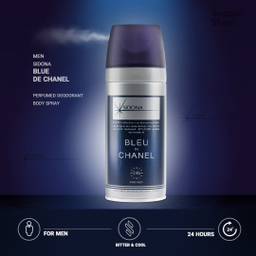 اسپری خوشبو کننده بدن مردانه سیدونا مدل Blue De Chanel حجم 150 میلی لیتر