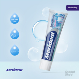 خمیر دندان مریدنت (Merident) مدل سفید کننده حجم 130 میلی‌لیتر