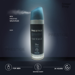 اسپری خوشبو کننده بدن مردانه پرستیژ (Prestige) مدل Sauvage حجم 150 میلی‌‌لیتر