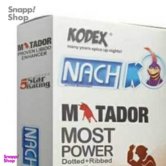 کاندوم کودکس ناچ (kodex) مدلmatador بسته 12 عددی