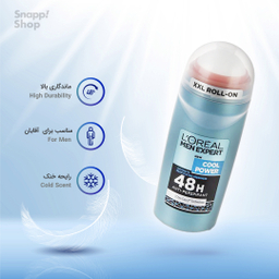 رول ضد تعریق مردانه لورآل (Loreal) سری Men Expert مدل Cool Power حجم 50 میلی‌ لیتر