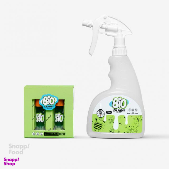 شوینده همه‌ کاره سبز بایو سلامت (Bio Salamat) حجم 750 میلی‌ لیتر