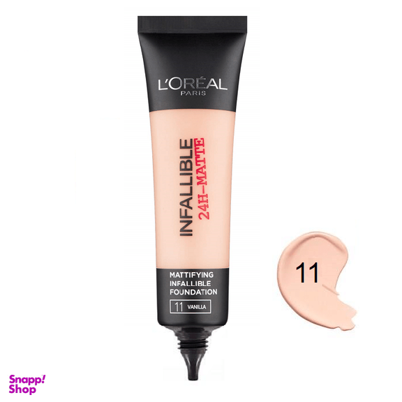 کرم پودر لورآل (Loreal) سری Matte مدل Infaillible 24h حجم 30 میلیلیتر