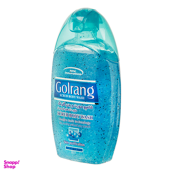 شامپو بدن گلرنگ (Golrang) مدل Scrub Blue حجم 280 میلی‌لیتر