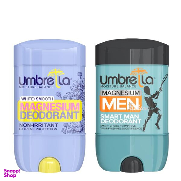 استیک ضد تعریق زنانه آمبرلا مدل White به همراه استیک ضد تعریق مردانه آمبرلا مدل Smart Man حجم 75 میلی لیتر