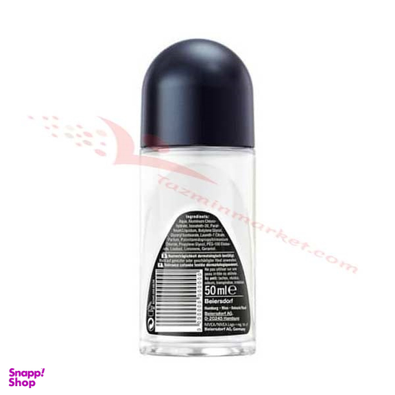 مام رول مردانه نیوآ (Nivea) مدل Black & White حجم 50 میلی لیتر