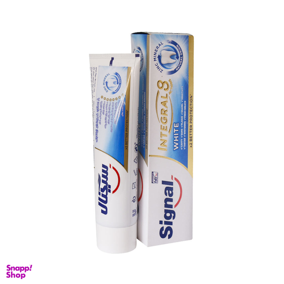 خمیر دندان سیگنال (Signal) مدل Integral 8 سفید کننده حجم 75 میلی لیتر