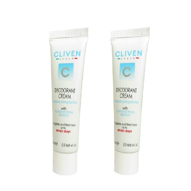 کرم دئودورانت کلیون مدل Deodorant Cream 7 Days حجم 25 میلی‌لیتر مجموعه 2 عددی